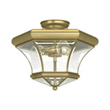 Monterey 3 Light 13 Inch Wide Flush Mount by Livex - 4083