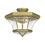 Monterey 3 Light 13 Inch Wide Flush Mount by Livex - 4083