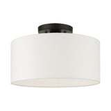 Meridian 1 Light 13 Inch Wide Semi Flush Mount by Livex - 41097