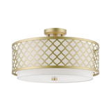 Arabesque 3 Light 18.13 Inch Wide Semi Flush Mount by Livex - 41109