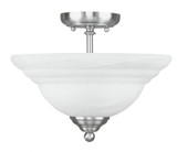 North Port 2 Light 13 Inch Wide Flush Mount by Livex - 4259