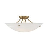 Oasis 4 Light 24 Inch Wide Flush Mount by Livex - 4275