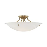 Oasis 4 Light 24 Inch Wide Flush Mount by Livex - 4275