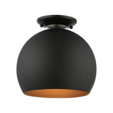 Piedmont 1 Light 10 Inch Wide Transitional Semi Flush Mount by Livex - 43390-2