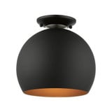 Piedmont 1 Light 10 Inch Wide Transitional Semi Flush Mount by Livex - 43390-2
