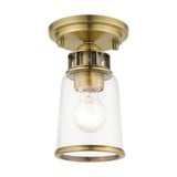 Lawrenceville 1 Light 5.13 Inch Wide Flush Mount by Livex - 45501