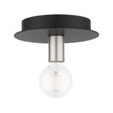 Hillview 1 Light 8 Inch Wide Flush Mount by Livex - 45871