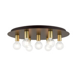 Hillview 7 Light 24 Inch Wide Flush Mount by Livex - 45876