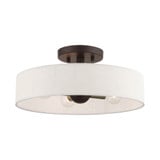 Venlo Four Light 14 Inch Wide Semi Flush Mount by Livex - 46037