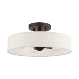 Venlo Four Light 14 Inch Wide Semi Flush Mount by Livex - 46037