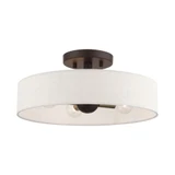 Venlo Four Light 14 Inch Wide Semi Flush Mount by Livex - 46037