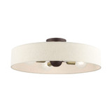 Venlo 4 Light 22 Inch Wide Semi Flush Mount by Livex - 46038