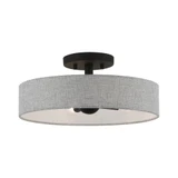 Elmhurst 4 Light 14 Inch Wide Semi Flush Mount by Livex - 46147