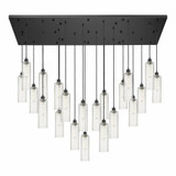 Crown Point 21 Light Cord Hung Pendant 71.38 Inch Wide by Innovations - 172BK-B-21P-G434-12