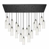 Crown Point 21 Light Cord Hung Pendant 71.38 Inch Wide by Innovations - 172BK-B-21P-G434-12