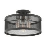 Industro 3 Light 15 Inch Wide Semi Flush Mount by Livex - 46218