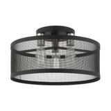 Industro 3 Light 18 Inch Wide Semi Flush Mount by Livex - 46219