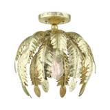 Acanthus 1 Light 12.63 Inch Wide Semi Flush Mount by Livex - 46231