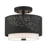 Noria 2 Light 12 Inch Wide Semi Flush Mount by Livex - 46267