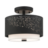 Noria 2 Light 12 Inch Wide Semi Flush Mount by Livex - 46267