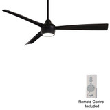 Skinnie 56 Inch Ceiling Fan with Light Kit by Minka Aire - F626L