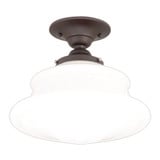 Petersburg 1 Light 12.63 Inch Wide Semi Flush Mount by Hudson Valley - 3412F