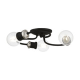 Bromley 3 Light 13 Inch Wide Flush Mount by Livex - 46383
