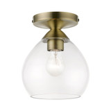Catania 1 Light 7 Inch Wide Semi Flush Mount by Livex - 46500