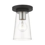 Cityview 1 Light 4.75 Inch Wide Flush Mount by Livex - 46711