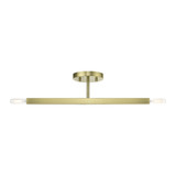 Monaco 2 Light 5.13 Inch Wide Semi Flush Mount by Livex - 46842
