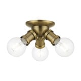 Lansdale 3 Light 7 Inch Wide Flush Mount by Livex - 47169
