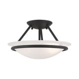Newburgh 2 Light 12 Inch Wide Semi Flush Mount by Livex - 4823