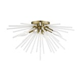 Uptown 4 Light 20 Inch Wide Flush Mount by Livex - 48820