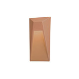 Ambiance 9W 1 LED Light ADA Vertice Wall Sconce by Justice Design - CER-5680