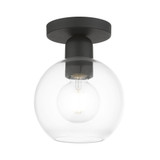 Downtown 1 Light 6.5 Inch Wide Semi Flush Mount by Livex - 48977