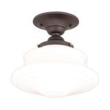 Petersburg 1 Light 16 Inch Wide Semi Flush Mount by Hudson Valley - 3416F