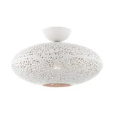Charlton 1 Light 15.88 Inch Wide Semi Flush Mount by Livex - 49183