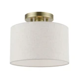 Blossom 1 Light 10 Inch Wide Semi Flush Mount by Livex - 49808