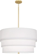 Decker 3 Light Large Pendant 15 Inch Tall by Robert Abbey - DeckerP15