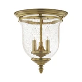 Legacy 3 Light 11.5 Inch Wide Traditional Flush Mount by Livex - 5024