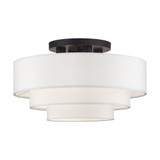 Manorwood 4 Light 21 Inch Wide Semi Flush Mount by Livex - 50307