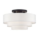 Manorwood 4 Light 21 Inch Wide Semi Flush Mount by Livex - 50307