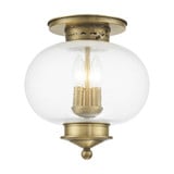 Harbor 3 Light 11 Inch Wide Flush Mount by Livex - 5037
