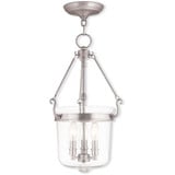 Winchester 3 Light 12 Inch Wide Semi Flush Mount by Livex - 50493