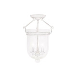 Jefferson 3 Light 12 Inch Wide Flush Mount by Livex 5062 - 5062