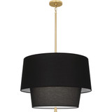 Decker 3 Light Large Shaded Pendant 18.13 Inch Tall by Robert Abbey - RB13P18
