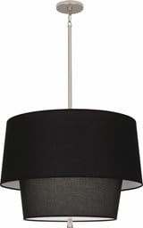 Decker 3 Light Large Shaded Pendant 18.13 Inch Tall by Robert Abbey - RB13P18