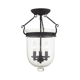 Jefferson 3 Light 12 Inch Wide Flush Mount by Livex 5082 - 5082