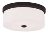 Meridian 2 Light 11 Inch Wide Flush Mount by Livex - 50862