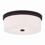 Meridian 3 Light 15 Inch Wide Flush Mount by Livex - 50864